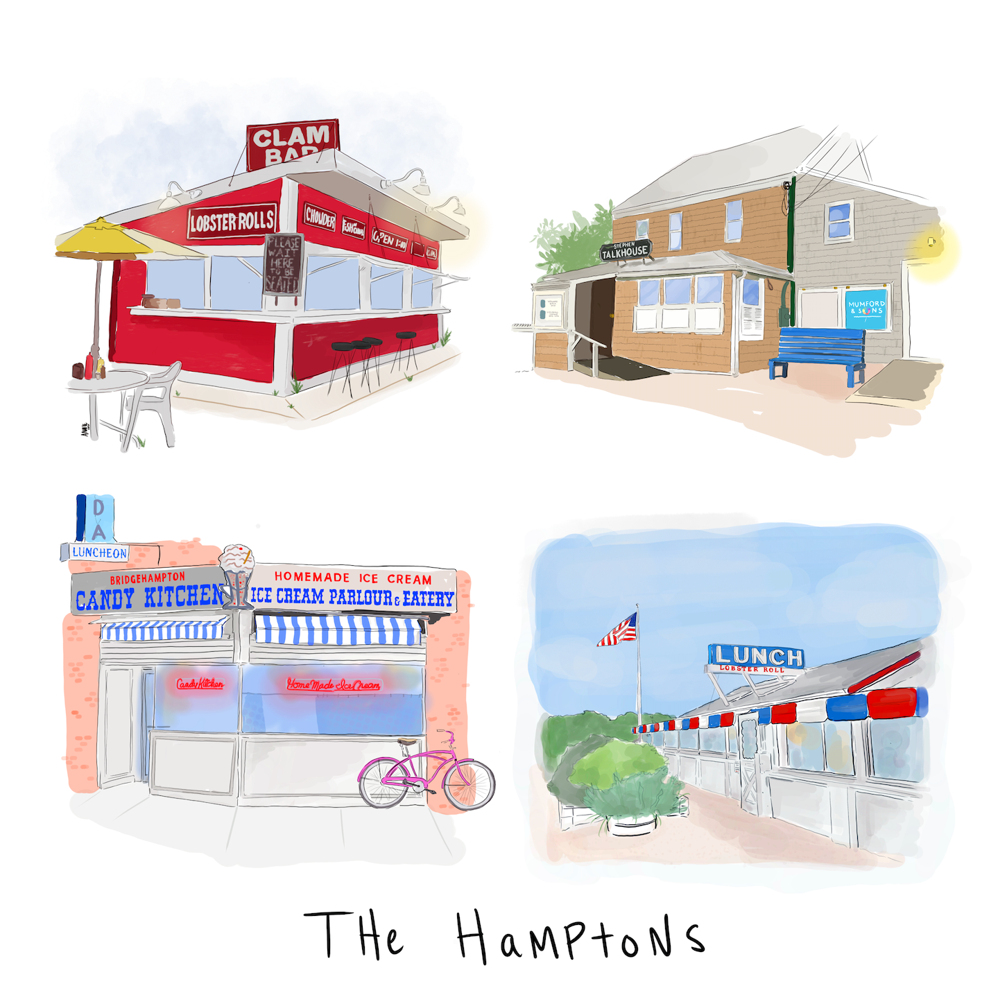 Hamptons Collage