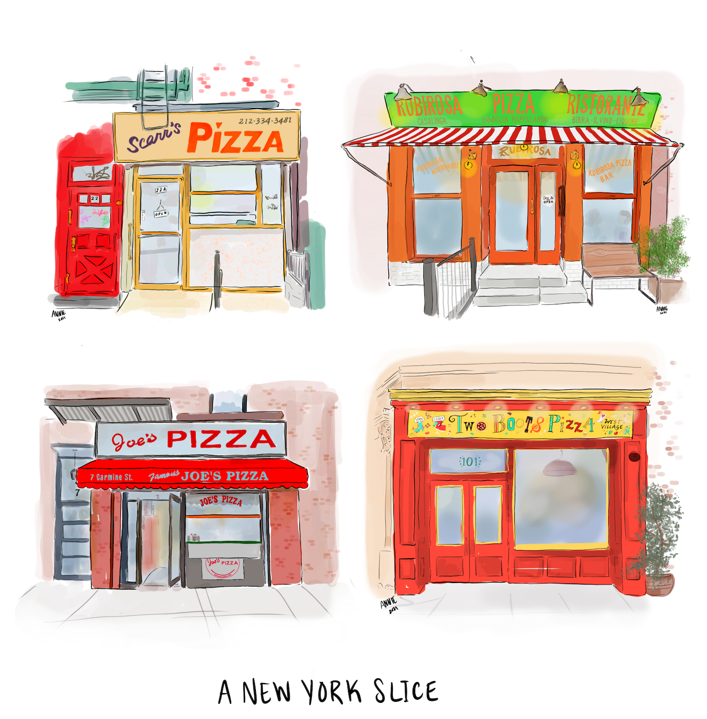 New York Slice Collage